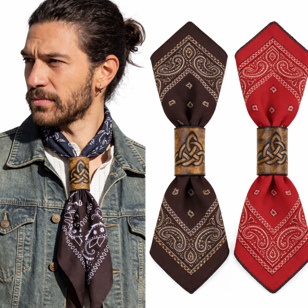 Leather Scarf Slides