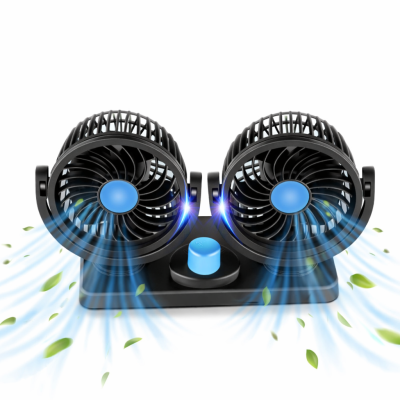 Dual Head Car Fan