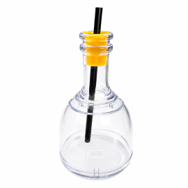 12 OZ Bottle Cup with Straw