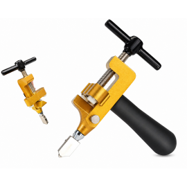 Tile Glass Cutter Clamp Tool with Adjustable Screw & Ergonomic Handle