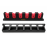 6-Rod Wall Mount Fishing Rod Rack Vertical & Horizontal Fishing Pole Storage Holder