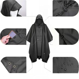 Reusable Multifunctional Adult Rain Poncho